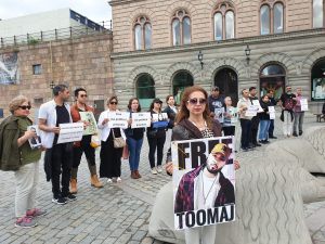 تجمعی اعتراضی برای حمایت از توماج صالحی
