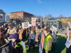 تجمع در سوئد برای آزادی یوهان فلودروس
